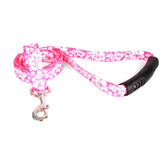 Island Floral Pink EZ-grip Dog Leash